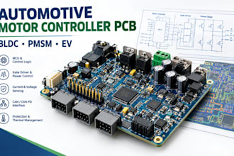 design automotive motor controller pcb for ev bldc pmsm