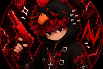 create a roblox cartoonish profile picture