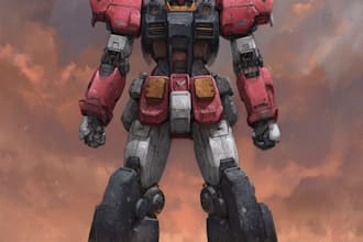 do anime style mecha robot illustrations
