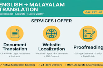 translate english to malayalam and malayalam to english