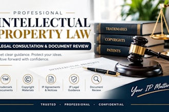 provide intellectual property document review and consultation