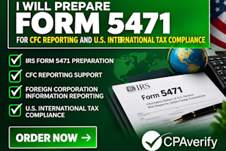prepare irs form 5471 for cfc reporting and US international tax compliance