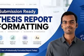 format your thesis or report into submission ready documents