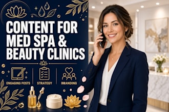 create engaging content for med spa and beauty clinics