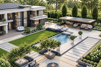 do 2d landscape design, autocad site plans and plot plans for residential home