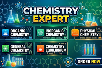 be your chemistry expert for organic physical and general chemistry