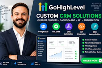 build goghiglevel custom object dasboard api crm automation