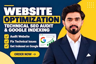 do website optimization, on page and technical SEO audit and google indexing