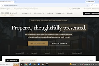 build a modern restaurant hotel and real estate website with online menu