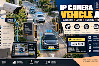 build IP camera vehicle detection anpr tracking and recognition system