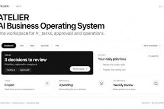 build a custom business system and internal dashboard