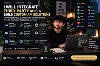 integrate third party apis and build custom API solutions