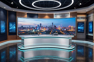 create 4k virtual background for zoom and google meet