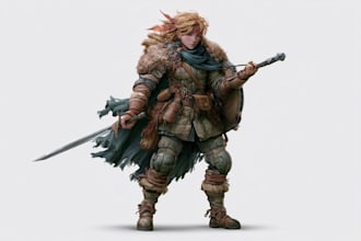 draw your rpg game character design
