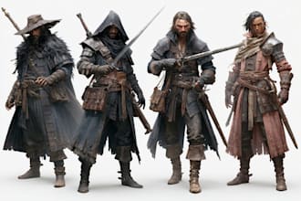draw your rpg character illustrations