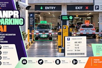 build anpr parking management license plate recognition and vehicle tracking