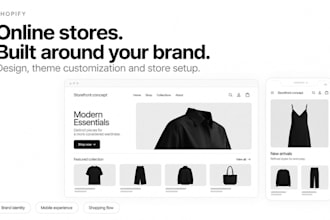build a brand focused shopify store for fashion and lifestyle