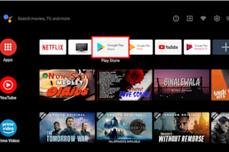 build smart iptv app android samsung lg webos apple tv roku vod admin panel