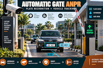 build automatic gate anpr license plate recognition and vehicle tracking