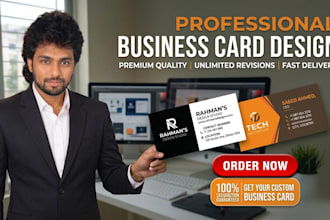 design professional and luxury business card
