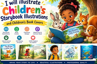 illustrate childrens storybook illustrations