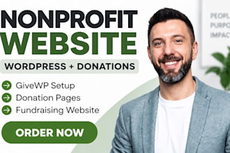 build a nonprofit wordpress website with donation features