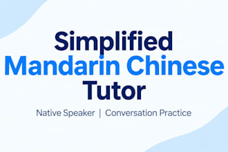 be your native mandarin chinese tutor for conversation practice