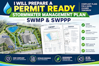 prepare a permit ready stormwater management plan swmp and swppp