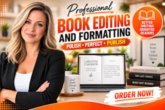 develop book editing, proofreading beta reading and book formatting your ebook