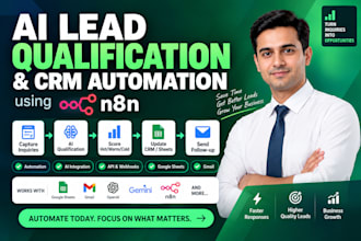 build ai lead qualification and CRM automation using n8n