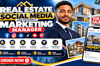 be real estate and property social medial marketing manager