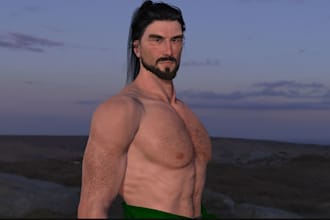 create, rig and animate 3d chracters for iclone 8, cc4, cc5, maya and ue5