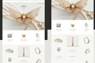 design jewelry website jewelry store jewelry shopify store jewelry dropshipping