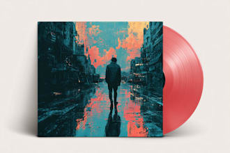 design stunning music cover art, album cover design