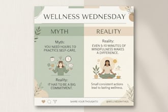 provide social media management for therapists and wellness brands