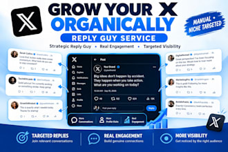 grow your twitter x organically with a strategic reply guy service
