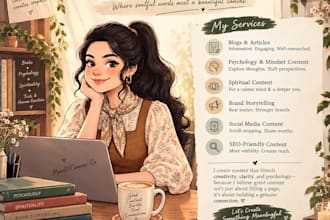 write engaging articles on mindset,law of attraction,psychology and spirituality