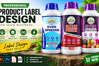 design product insert card, thank you card and package insert