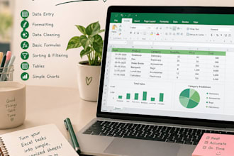 organize your data create basic charts and tables