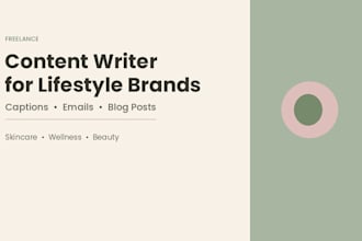 write engaging content for your lifestyle brand