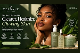set up shopify online store for skincare, supplement, wellness, fitness haircare