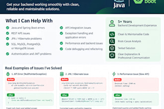 fix bugs and issues in your java application