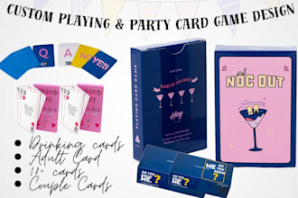 design drinking card game party card game adult card game design couple cards