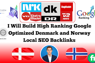 build high ranking google optimized denmark and norway local seo backlinks