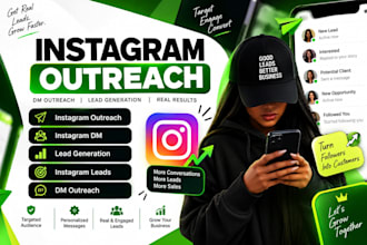 do targeted instagram dm outreach and lead generation