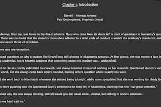 write a short oneshot fanfiction