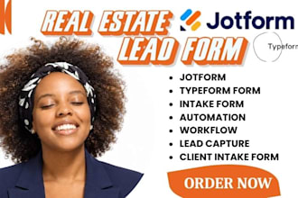 build jotform lead capture client intake automation
