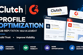 optimize clutch and g2 profiles for b2b reputation