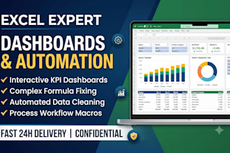 build automated excel dashboards data with ai