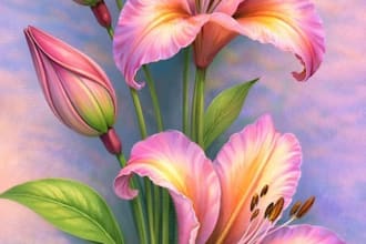 make botanical illustrations for your posters